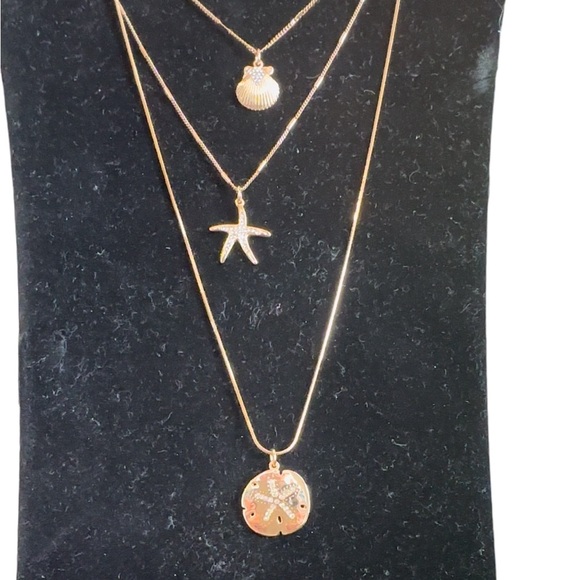 Tommy Bahama Long‎ Shellman Three Strand Necklace NWT - Picture 4 of 10